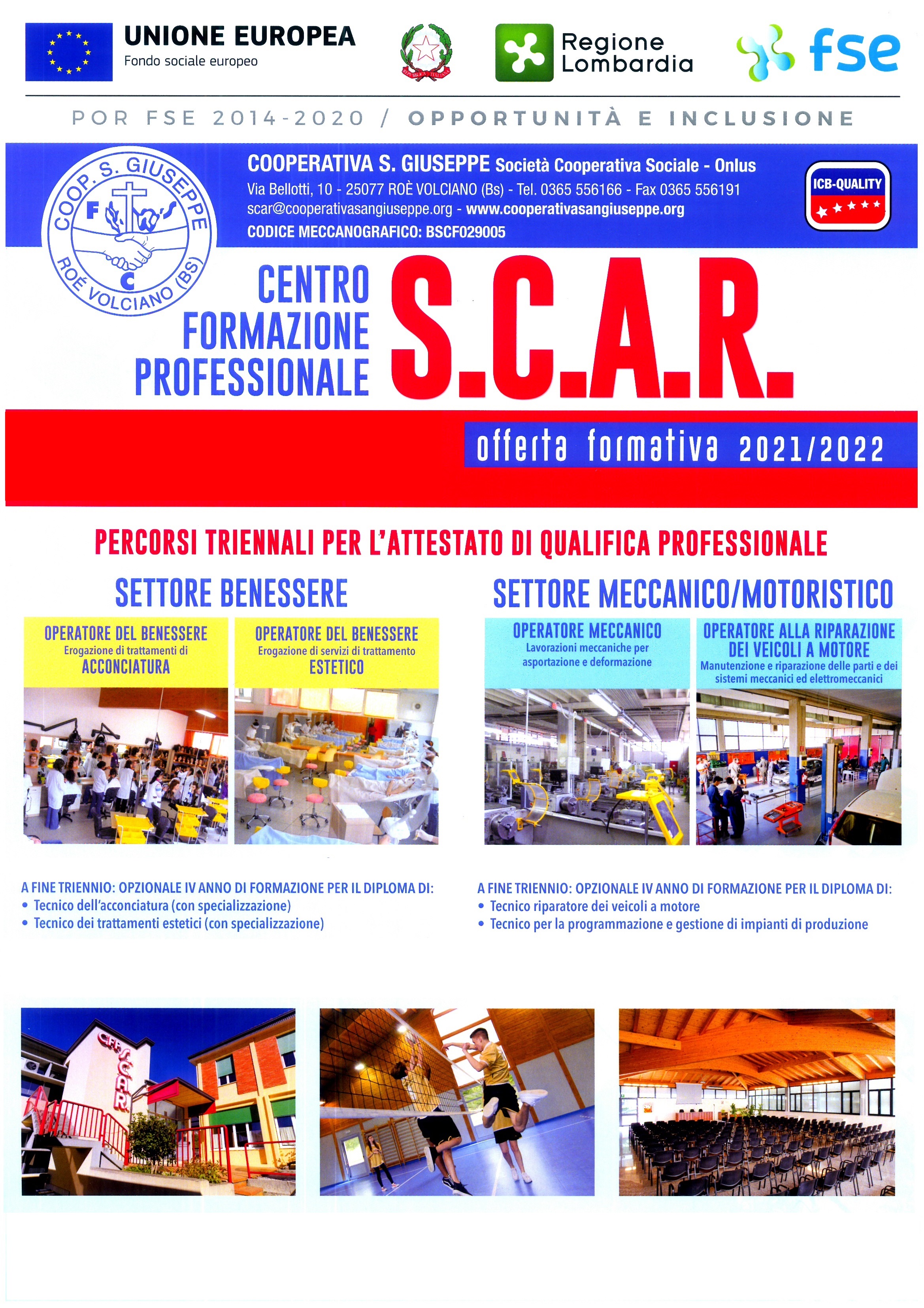 Centro Di Formazione Professionale Roe Volciano Coop S Giuseppe Cooperativa Sociale Onlus Roe Volciano Bs Centro Di Formazione Professionale Roe Volciano Coop S Giuseppe Cooperativa Sociale Onlus Roe Volciano Bs